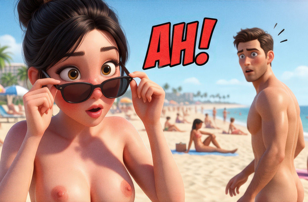 Famous blogger strips naked in front of strangers