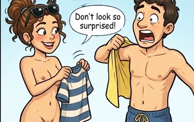 I Was So Nervous About Going to a Nude Beach…