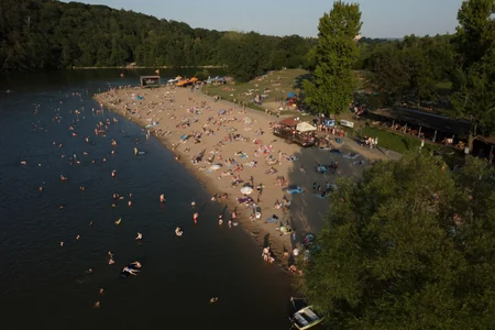 Spiaggia nudista di Hostivař