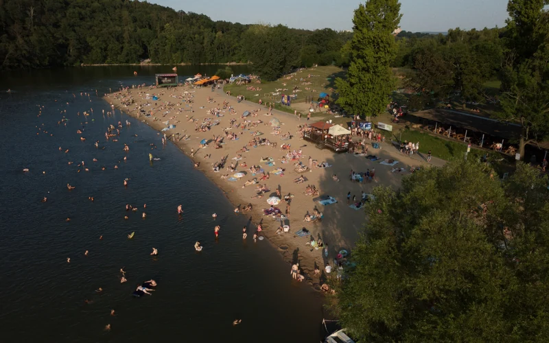 Spiaggia nudista di Hostivař
