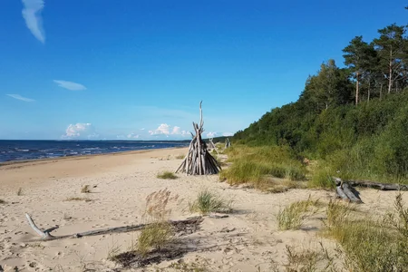 Spiaggia naturista di Inčupe