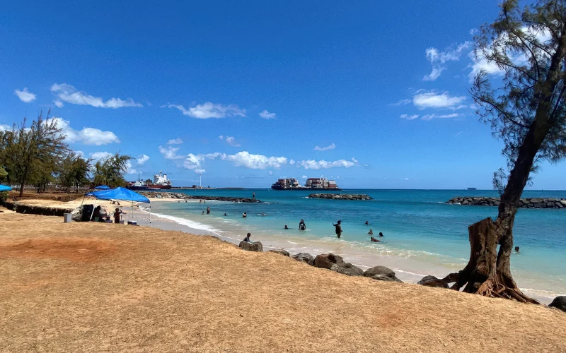 Sand Island Clothing Optional Beach