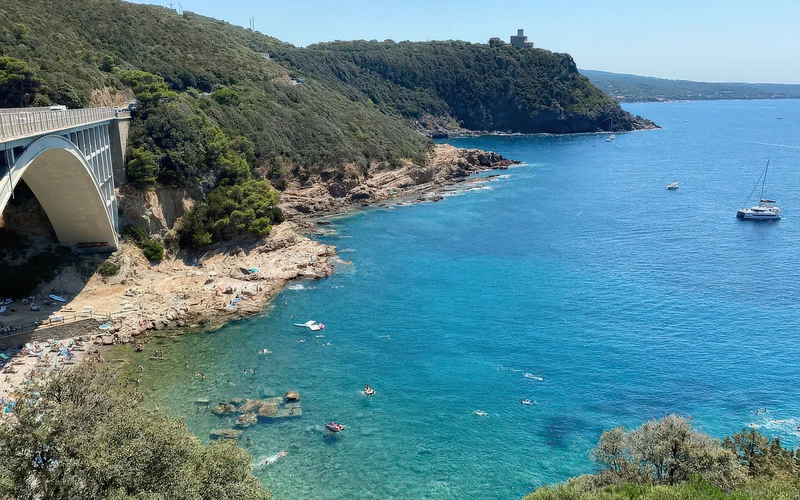 Spiaggia naturista Sassoscritto / Punta del Miglio - Calignaia