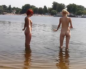 All Kinds of Fun on the Nude Beach