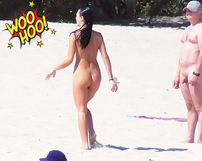 She just loves been nude. At home, on the beach, at the dam, where ever we go. Must say, I enjoy it as well.