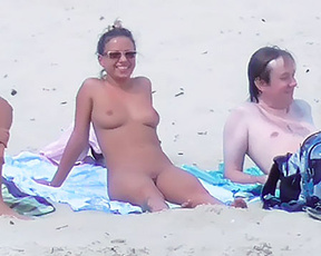 A  nudist lady seemed very keen
