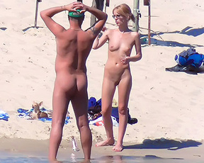 Small or big boobs on naturist plage but with erected nipples! Enjoy it! ;). 2