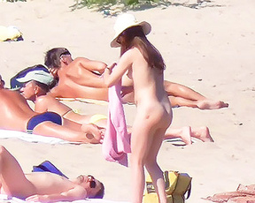 Some of the finest women I have ever seen converge on the beach 2