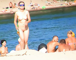 Here are a few of the wifey at the beach having fun letting them out.