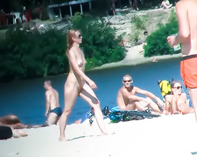 She loves this plage but dont expect she will tell you where it is. Most probabya all of you would come there.