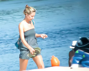 To much wine beach. College boys talked me out of bikini. I like young hardons ;). 3