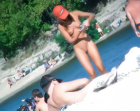 We had a hot day at the plage . We love to share those vids. More to come. Warm comments are welcome. 4