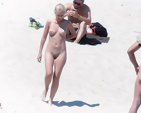 The beach and wearing nothing but a white sun top we thought we would get some vids.