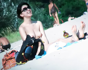 The guy was in the water when I took this video. What a beach babe!!!.