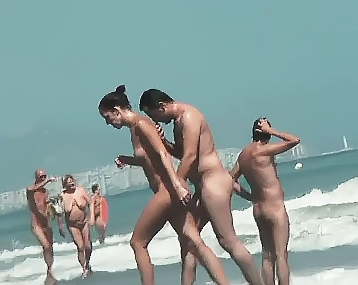 Everyone is excited when this naturist teen shows up