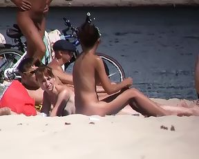 At the nude beach with a hidden cam. 2