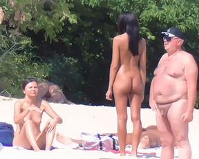 Marta again nude in a public beach. The fishermen love that. Hope you too.