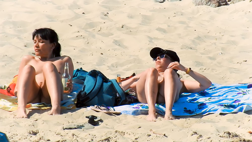 Some are  on the sand.