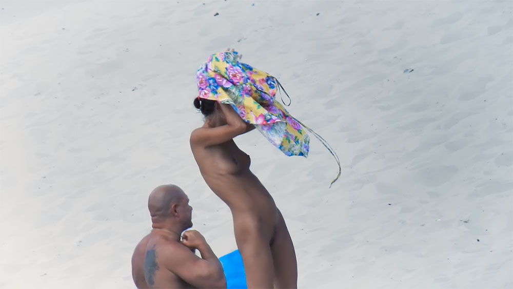 Nude at the Beach — Carefree Holiday Freedom