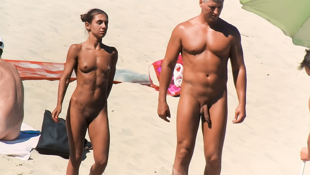 Where naturism is compulsory on the beach.