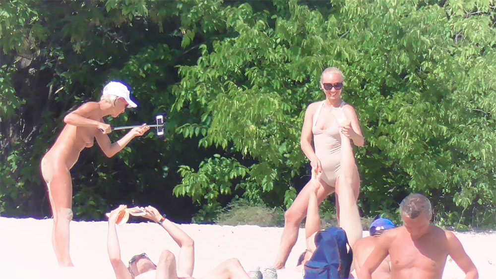 I love going to the strand just to see who is around.