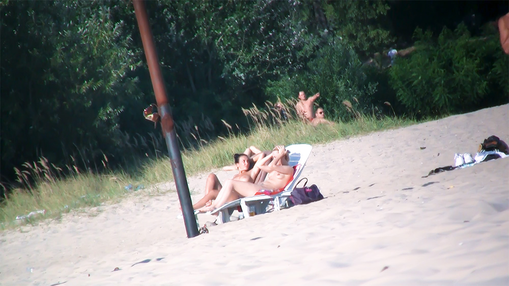 Day on the beach with my wife