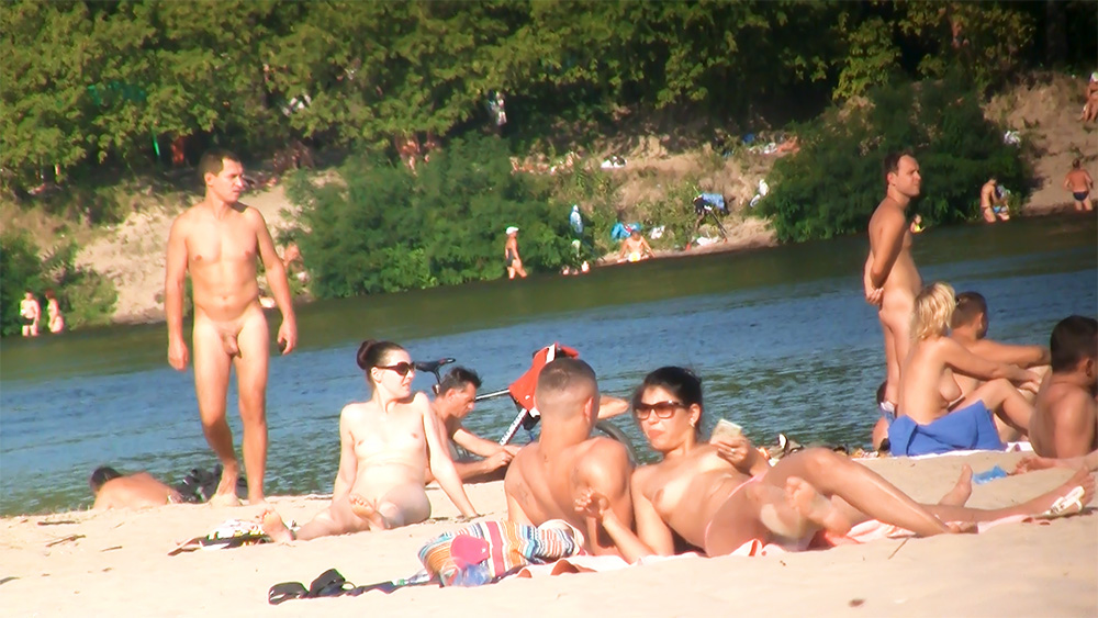 We went to this great beach and my wife looks great