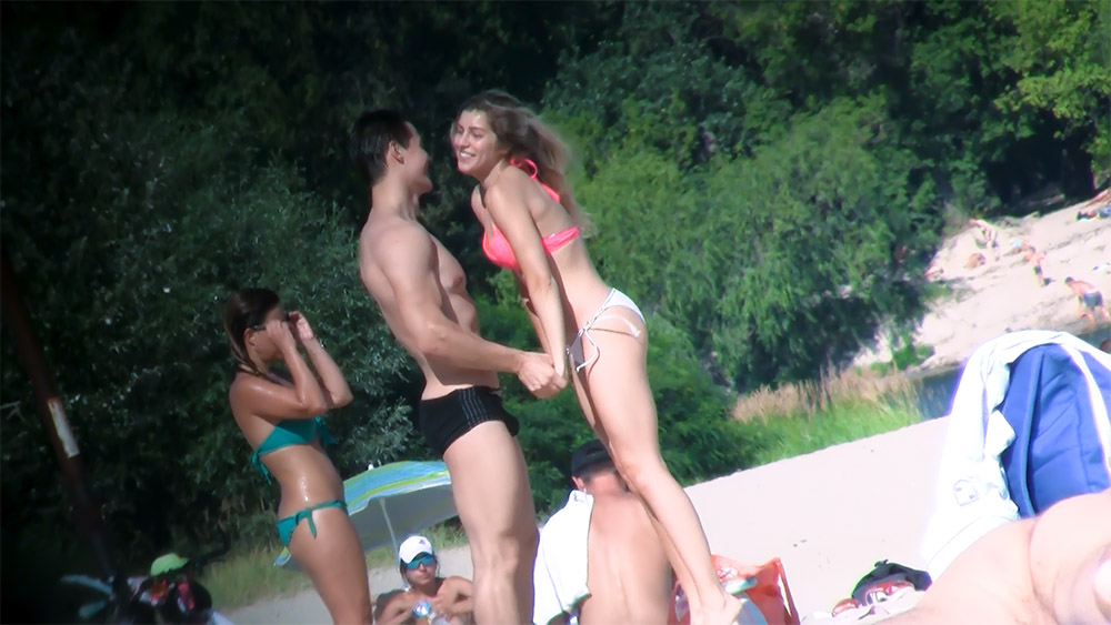 She just loves been nude. At home, on the beach, at the dam, where ever we go. Must say, I enjoy it as well. 6