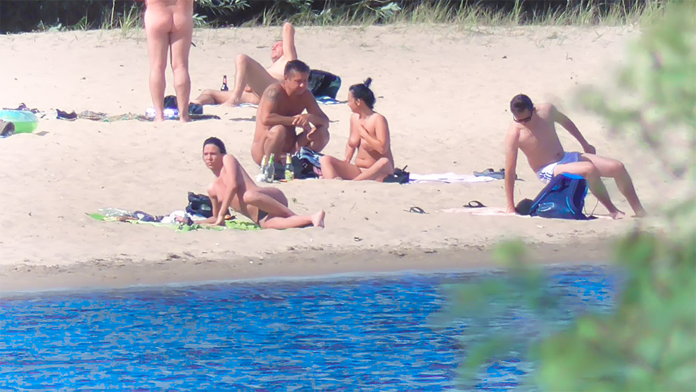 Now she enjoys going in the buff. She said that you guys out there should enjoy as well.