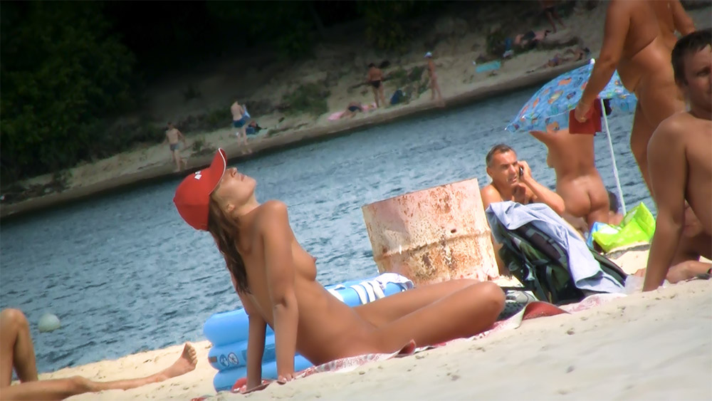 Big fun on a beach party.