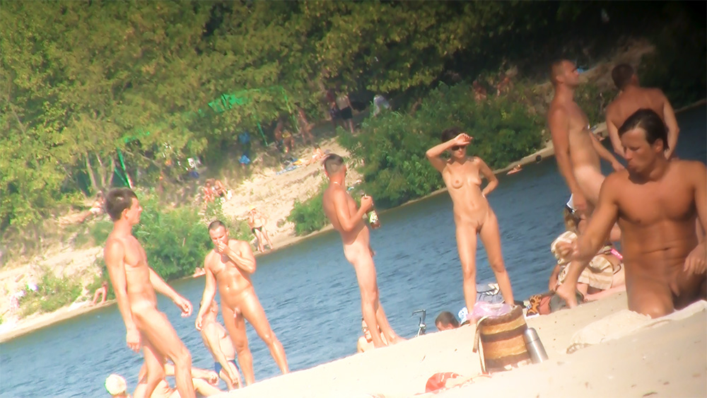 These video were taken at a nude beach