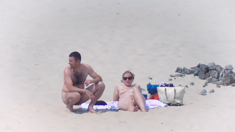 A day at the beach and the bar later for some fun and drinks and of course flashing.