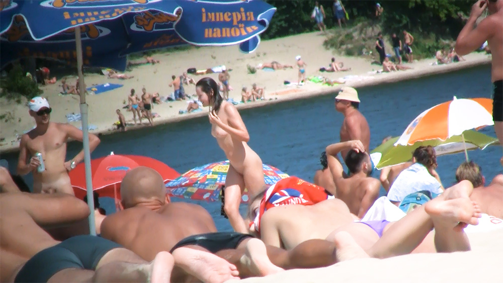 Thanks for the great comments from care's last contri. Even the negative ones were fun because they made us laugh. This group of vids was taken on the same trip, but at the plage. It is not a nude strand and we got caught once. Hope you enjoy!.