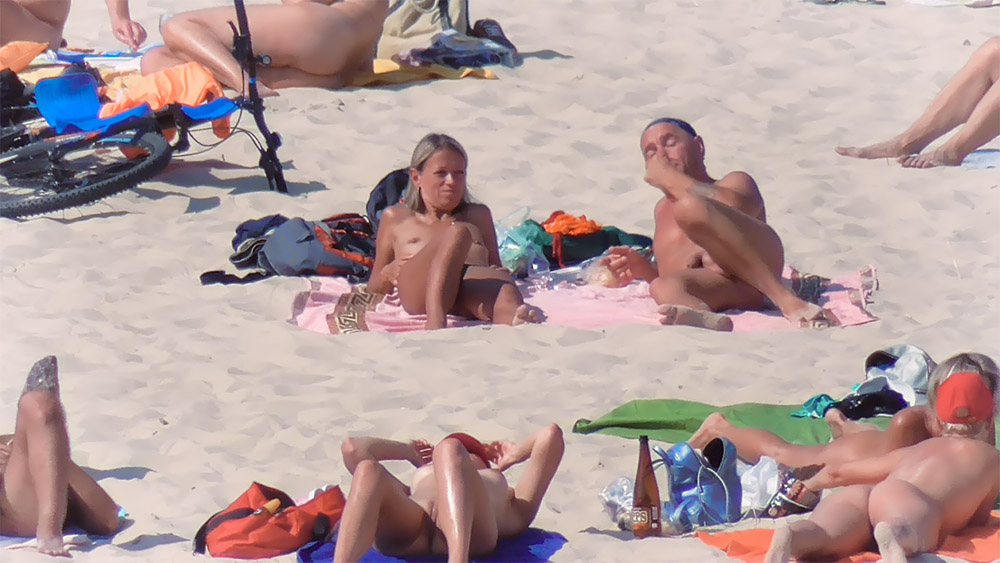 Byłam dziś na plaży, pokazała wszystko