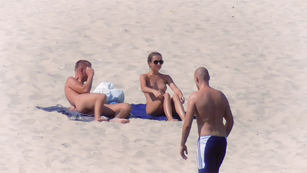 We went an a trip  and had fun taking these movies on the plage.